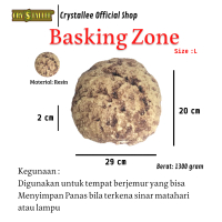 Crystallee Basking Zone || Batu berjemur reptil kura-kura lizard varanus