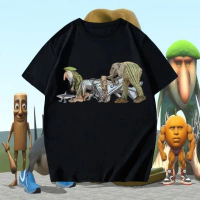 เสื้อยืดผู้ชาย Tung Tung Tung Sahur ลายมีมตลกๆ ของ ใส่ได้ ทั้ง ใส่สบาย ไม่หด ไม่ย้ ผ้าฝ้าย 100% kkyc