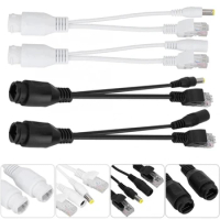 5 Pairs CCTV Passive POE Adapter Cable Power Over Ethernet POE Injector Waterproof For IP Security Camera
