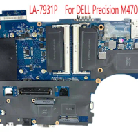 LA-7931P For DELL Precision M4700 Laptop Motherboard