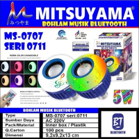 Bohlam Lampu Led Musik Bluetooth Speaker Mitsuyama MS-0707BT seri 0711