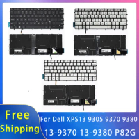 New For DELL XPS13 9305 9370 9380 13-9370 13-9380 P82G Replacemen Laptop Accessories Keyboard With Backlight Korean