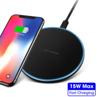 10W MAX Fast Wireless Charger For Samsung Galaxy S10 S9/S9+ S8 Note 9 USB Qi Charging Pad for iPhone 11 Pro XS Max XR X 8 Plus