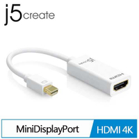 【現折$50 最高回饋3000點】j5create JDA159 Mini Displayport to 4K HDMI 轉接器
