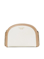 กระเป๋าสะพายข้าง SPENCER DOUBLE ZIP CROSSBODY K4562 สี PARCHMENT / RAW PECAN