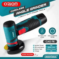Mesin Gerinda Baterai Tangan / Cordless Angle Grinder Orion CAG-76