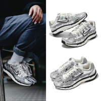 NIKE 耐吉 休閒鞋 P-6000 男鞋 女鞋 液態銀 復古 銀 黑 情侶鞋 Metallic Silver(CN0149-001)