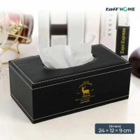 Kotak Tisu Premium Mewah dengan Kulit Sintetis Tissue Box