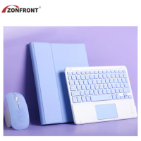 Free Mouse Keyboard for IPad 2021 Pro 11 10.5 Case Air 4 5 3 2 1 9.7 10.2 7th 8th Bluetooth-compatible Keyboard PU Leather Case