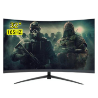 32 inch Curved Monitor Gamer 144hz HD Gaming Monitor PC LCD Monitor for Desktop HDMI compatible Monitor 165hz Displays 1920*1080