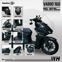 Hayaidesu Body Protector Vario / Click 160 Full Set Cover BIRU