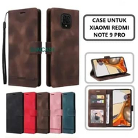 SUNCASE Redmi Note 9 Pro cover hp model dompet multi fungsi flip case wallet leather SUNCASE PINK