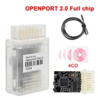 Full Chip Openport 2.0 ECU FLASH open port 2 0 Auto Chip Tuning OBD 2 OBD2 Car Diagnostic Tool For J2534 Scanner