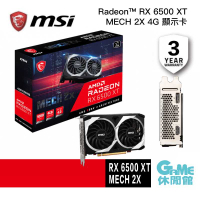 【GAME休閒館】MSI 微星 Radeon RX 6500 XT MECH 2X 4G OC 顯示卡【現貨】