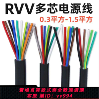 {公司貨 最低價}RVV電纜線2 3 4 5 6 7 8 10芯控制線0.3 0.5 0.75 1.5