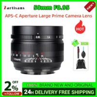 7 artisans 7artisans 50mm F0.95 APS-C Aperture Large Prime Camera Lens for Sony E Canon EOS-M Canon RF Fuji FX Nikon Z Micro 4/3