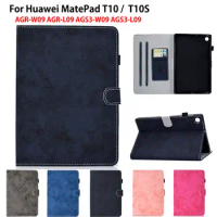For Huawei Matepad T10 Case For Huawei Matepad T10S MatePad T 10 T 10s Cover Funda Coque Protector Flip Stand TPU Inner Shell