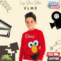 Kaos Anak Laki Laki Lengan Panjang Motif Elmo 1-10 Tahun