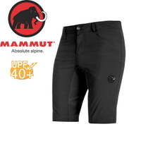 【MAMMUT Runbold Light Shorts 男《石墨灰》短褲】1023-09872-0121/長毛象/UPF40+/彈性透氣/防潑水
