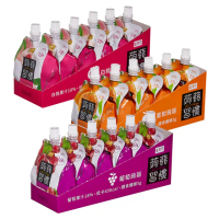【盛香珍】蒟蒻習慣180gX4盒組(共24包)(葡萄/蜜柑/白桃/草莓-4種口味)