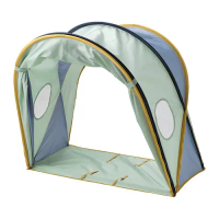 ELDFLUGA 床頂篷, 藍色/綠色, 70/80/90