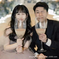巨大超大容量啤酒杯超大敬酒玻璃杯特大婚禮婚宴氛圍神器結婚創意【尚宜家居】
