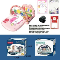 LC - Playgym Mainan Bayi Rattle Playmate Musik Piano Babygym Toys hadiah bayi 0-15 Bulan Horse【Kotak