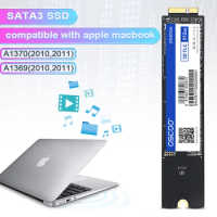 Original SATA 512GB 1T Ssd Capacity Upgrade For A1369 A1370 2010 2011Apple Macbook Air Hard Disk Disc Internal Solid State Drive