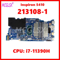 213108-1 Notebook Mainboard For DELL Inspiron 15 5410 Laptop Motherboard With i7-11390H CPU CN-0G4KXN