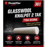 Glasswool Premium Tyga Performance Knalpot 2 Tak Gesbul Tyga DBS HBY CMS LMN Tahan Panas PNP