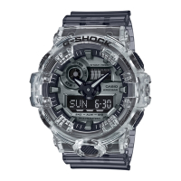 CASIO卡西歐 G-SHOCK系列 透明電子錶_灰透_GA-700SK-1A_53.4mm