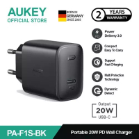 Aukey AUKEY Charger Type C 20W PA-F1S-BK PD 3.0 Fast Charging