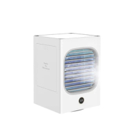 Air Cooler Mini Fan Portable Airconditioner For Room Home Air Cooling Desktop Charging Air Conditioning Fan