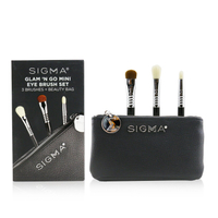 Sigma Beauty - Glam'N Go迷你眼刷套裝（3x刷子+ 1x袋）
