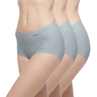 กางเกงใน รูปแบบเต็มตัว รุ่น WU4999 Set 3 ชิ้น สีเทา