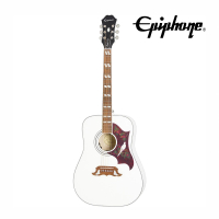 【Epiphone】Dove Pro Limited Edition 面單板電民謠吉他 白色款限量版(原廠公司貨 商品保固有保障)