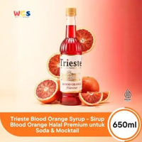 Trieste Syrup Premium Blood Orange Flavored Syrup 650ml