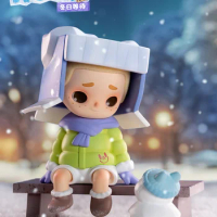 52TOYS NOOK Limited Edition-Waiting in Winter, Action cute Figure, Height: 12cm/4.72inch