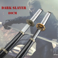 Yamato 5 Vergil Katana Cosplay Weapons Dark Slayer Toy Wooden Sword 80cm/31.5" Film and television props