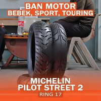 MICHELIN PILOT STREET 2 90/80-17, 100/80-17, 110/70-17, 120/70-17, 130/70-17 & 140/70-17 BAN MOTOR M