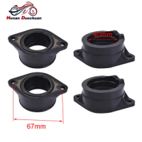 Motor Carburetor Air Inlet Intake Manifold Pipe Adapter Joint Glue Boot For Suzuki DR250 TU250 SP250 GN250 SP DR TU GN 250