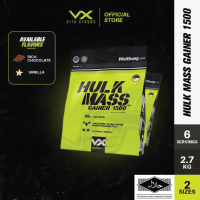 VITAXTRONG Hulk Mass Gainer 1500 (6lbs/ 12lbs) | 60g Real Whey Protein • 1500+ kcal High-Calorie Ma
