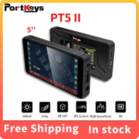 Portkeys PT5 II 5 Inch 4K 3D Lut 1920x1080 Camera Field Monitor HDMI with Touch Screen Display Portable DSLR Monitor