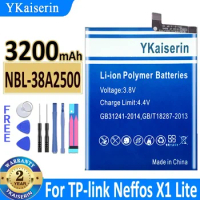 YKaiserin NBL-38A2500 Battery for TP-link Neffos X1 Lite TP904A TP904C 3200mAh in Stock Hihg Quality Bateria Warranty 2 Years