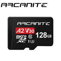 【ARCANITE】128GB MicroSDXC U3 V30 A2 記憶卡