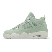 Nike 休閒鞋 Wmns Air Jordan 4 Retro 女鞋 男鞋 綠 銀 AJ4 HV0823-003