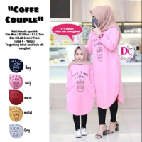 TUNIK KAOS COUPLE IBU DAN ANAK LUCU Mom Baju Pasangan Wanita Keluarga Atasan