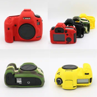 Soft Silicone Armor Camera Body Case For Canon EOS 5D Mark III 5D3 Shockproof Rubber Cover Skin