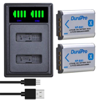 DuraPro 1860mAh NP-BX1 Battery +LED Dual Charger For SONY DSC RX1 RX100 RX100iii M3 M2 WX300 HX300 HX400 HX50 HX60 GWP88