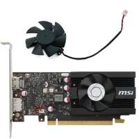 NEW 48MM 2PIN HA5010M12F-Z GT 1030 GPU Fan，For MSI GeForce GT 1030 2GB LP OCV1 Graphics card cooling fan